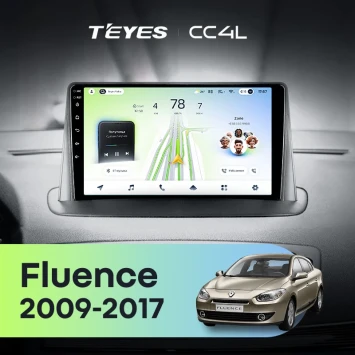 Штатная магнитола Teyes CC4L 4/64 Renault Fluence (2009-2017)