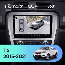 Штатная магнитола Teyes CC4 360 6/64 JAC T6 (2015-2021)