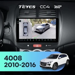 Штатная магнитола Teyes CC4 360 6/64 Peugeot 4008 (2010-2016) F1 Тип-A