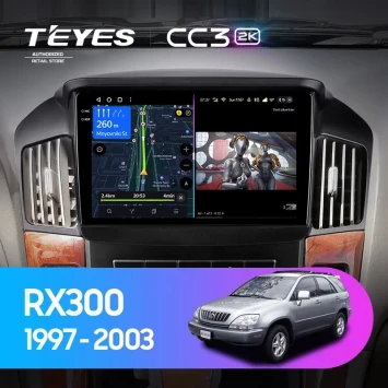 Штатная магнитола Teyes CC3 2K 6/128 Lexus RX300 XU10 (1997-2003) F2