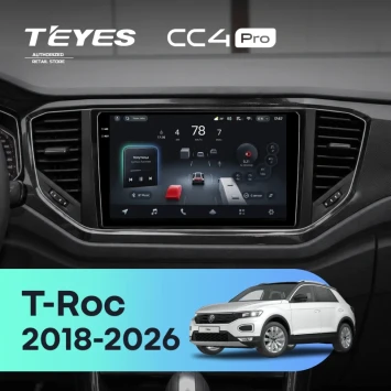 Штатная магнитола Teyes CC4 Pro 8/128 Volkswagen T-Roc (2018-2026) China