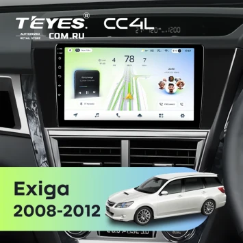 Штатная магнитола Teyes CC4L 6/64 с DTS Subaru Exiga (2008-2012)