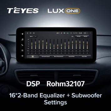 Штатная магнитола Teyes LUX ONE 6/128 Hyundai Tucson (2018-2021)