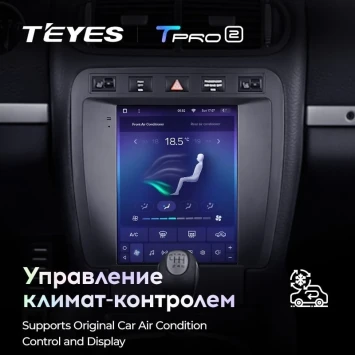 Штатная магнитола Tesla style Teyes TPRO 2 6/128 Porsche Cayenne 1 9PA (2002-2010)