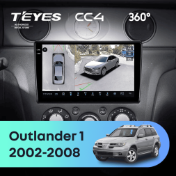 Штатная магнитола Teyes CC4 360 6/64 Mitsubishi Outlander 1 (2002-2008) F2