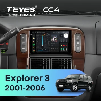 Штатная магнитола Teyes CC4 8/128 Ford Explorer 3 (2001-2006)
