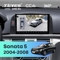 Штатная магнитола Teyes CC4 360 6/64 Hyundai Sonata 5 NF (2004-2008) F2