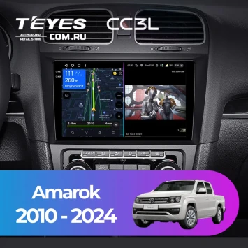 Штатная магнитола Teyes CC3L 4/64 Volkswagen Amarok (2010-2024)