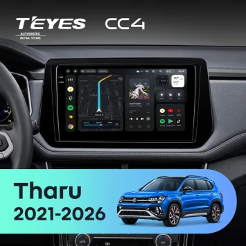 Штатная магнитола Teyes CC4 8/128 Volkswagen Tharu (2021-2026)