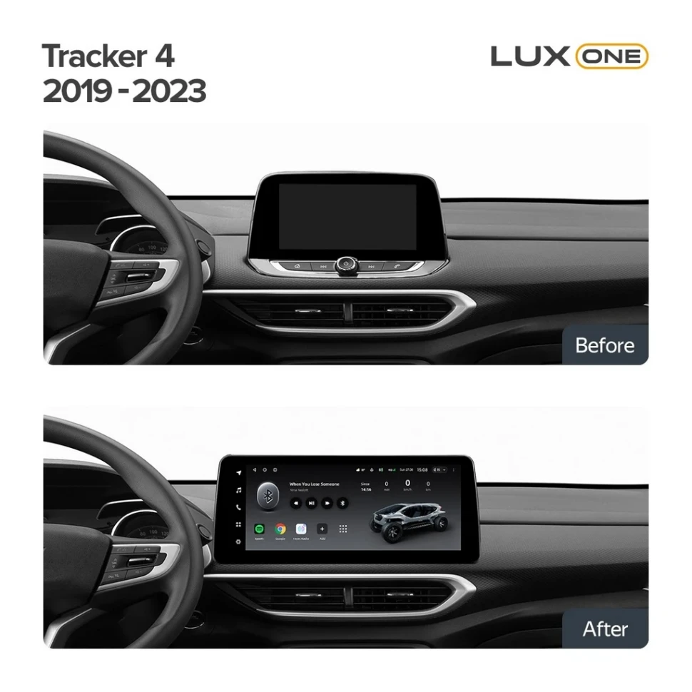 Переходная рамка Chevrolet Tracker 4 (2019-2023) Тип-B (12,3")