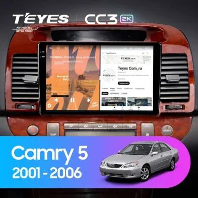 Штатная магнитола Teyes CC3 2K 4/32 Toyota Camry 5 XV 30 (2001-2006) Тип-B