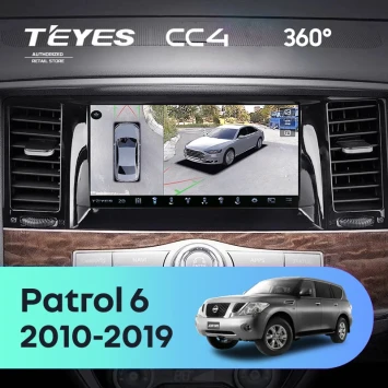 Штатная магнитола Teyes CC4 360 8/128 Nissan Patrol 6 Y62 (2010-2019)