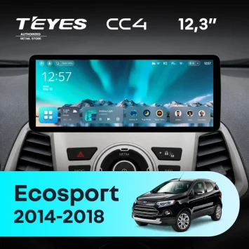 Штатная магнитола Teyes CC4 12.3" 8/128 Ford EcoSport (2014-2018)