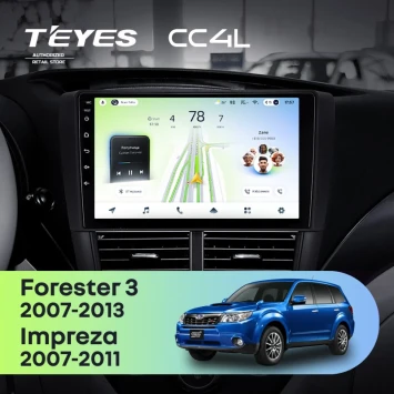 Штатная магнитола Teyes CC4L 6/64 с DTS Subaru Forester 3 SH (2007-2013)