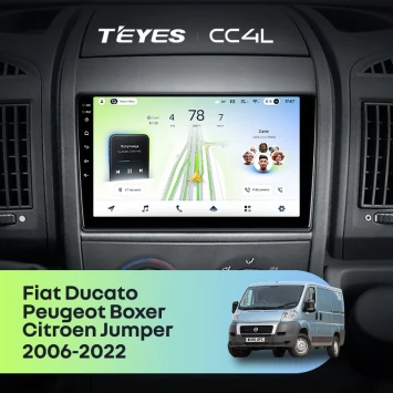 Штатная магнитола Teyes CC4L 4/64 Citroen Jumper 2 (2006-2022)