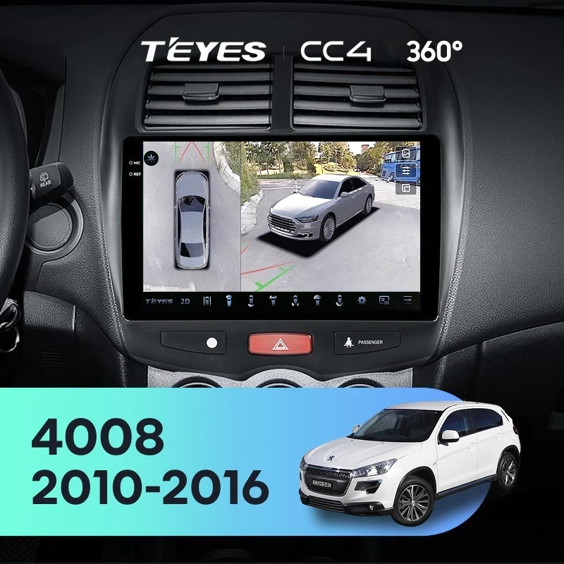 Штатная магнитола Teyes CC4 360 6/64 Peugeot 4008 (2010-2016) F1 Тип-B