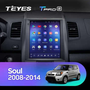 Штатная магнитола Tesla style Teyes TPRO 2 3/32 Kia Soul 1 AM (2008-2014)