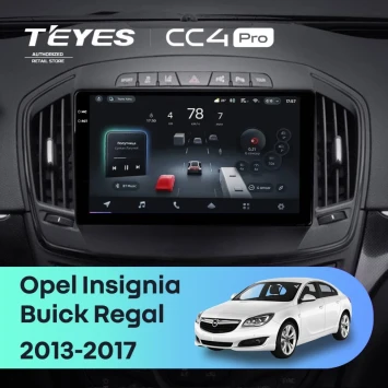 Штатная магнитола Teyes CC4 Pro 8/128 Opel Insignia (2013-2017) Тип-B