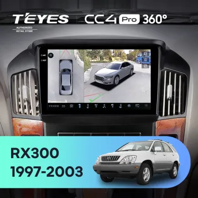 Штатная магнитола Teyes CC4 Pro 360 12/256 Lexus RX300 XU10 (1997-2003) F2