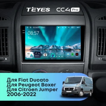 Штатная магнитола Teyes CC4 Pro 12/256 Citroen Jumper 2 (2006-2022)