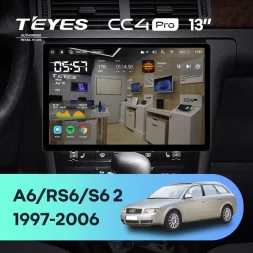 Штатная магнитола Teyes CC4 Pro 12/256 Audi RS6 1 (2002-2006) (13")