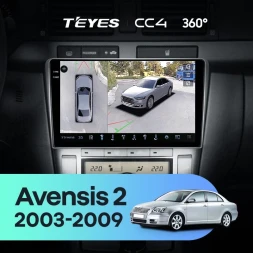 Штатная магнитола Teyes CC4 360 8/128 Toyota Avensis T250 (2003-2009)