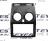 Переходная рамка Nissan Qashqai 1 J10 (2006-2013) F2 (9")