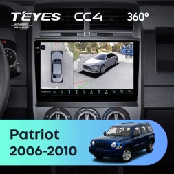 Штатная магнитола Teyes CC4 360 8/128 Jeep Patriot (2006-2010)
