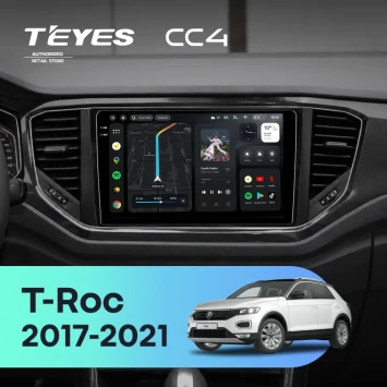 Штатная магнитола Teyes CC4 8/128 Volkswagen T-Roc (2017-2021)