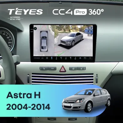 Штатная магнитола Teyes CC4 Pro 360 8/128 Opel Astra H (2004-2014) F1