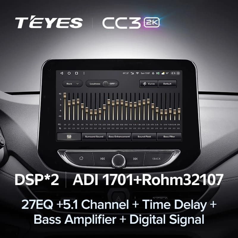 Штатная магнитола Teyes CC3 2K 4/32 Chevrolet Orlando 2 (2018-2023)