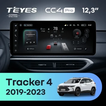 Штатная магнитола Teyes CC4 Pro 12.3" 8/128 Chevrolet Tracker 4 (2019-2023) Тип-A