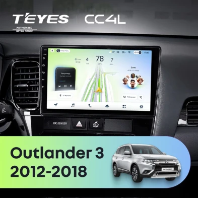 Штатная магнитола Teyes CC4L 6/64 Mitsubishi Outlander 3 (2012-2018) Тип-B