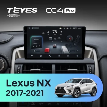 Штатная магнитола Teyes CC4 Pro 8/128 Lexus NX (2017-2021) F2
