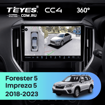 Штатная магнитола Teyes CC4 360 6/64 Subaru Forester 5 (2018-2023)