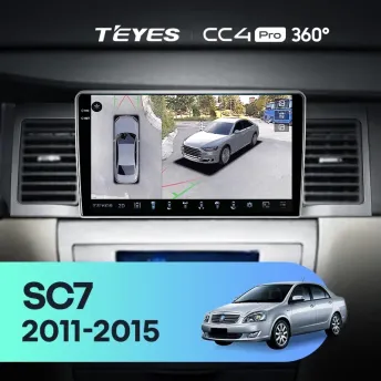 Штатная магнитола Teyes CC4 Pro 360 8/128 Geely SC7 (2011-2015)
