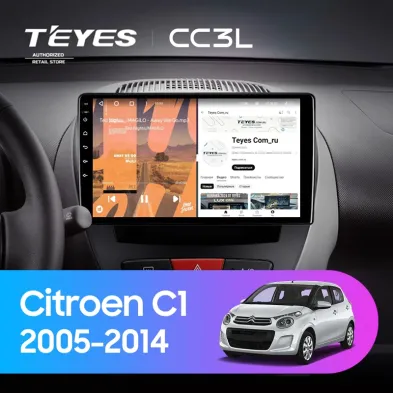 Штатная магнитола Teyes CC3L 4/32 Citroen C1 (2005-2014)