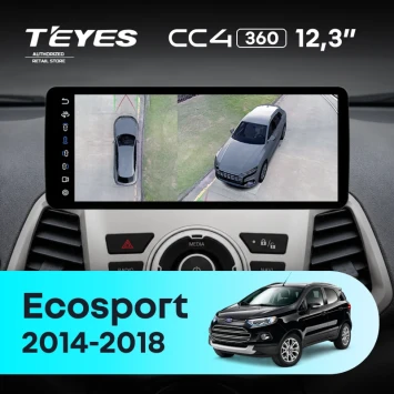 Штатная магнитола Teyes CC4 12.3" 360 8/128 Ford EcoSport (2014-2018)