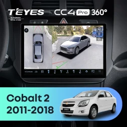 Штатная магнитола Teyes CC4 Pro 360 12/256 Chevrolet Cobalt 2 (2011-2018) (11")