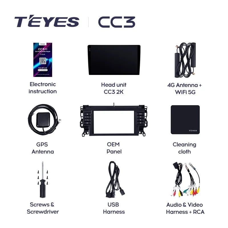 Штатная магнитола Teyes CC3 4/32 Land Rover Discovery Sport (2014-2019)
