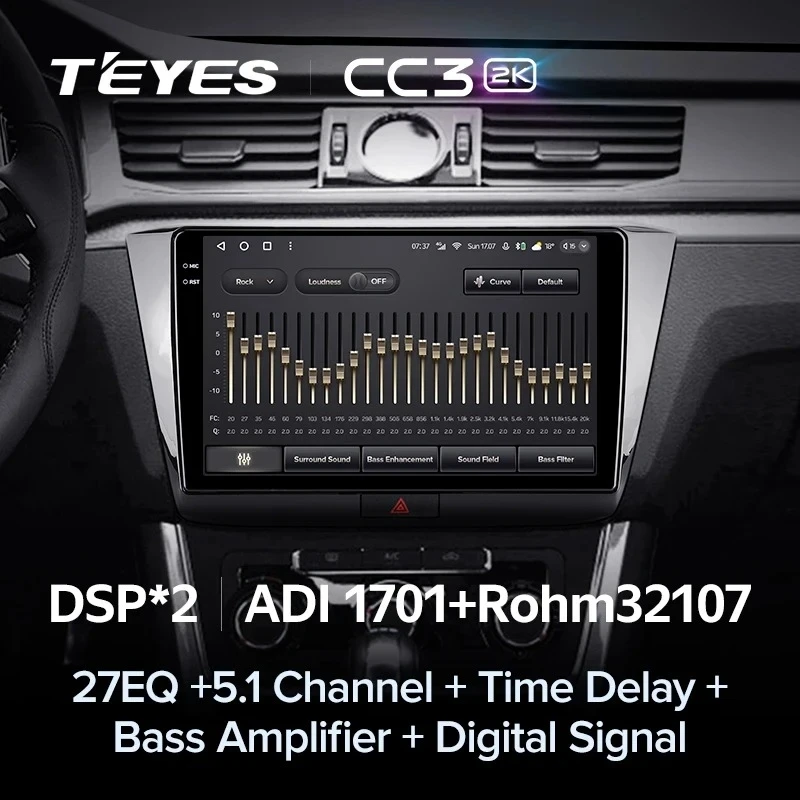 Штатная магнитола Teyes CC3 2K 4/32 Volkswagen Passat B8 2014+