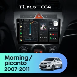Штатная магнитола Teyes CC4 6/64 Kia picanto (2007-2011)