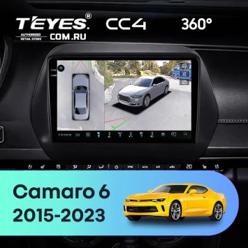 Штатная магнитола Teyes CC4 360 6/64 Chevrolet Camaro 6 (2015-2023)
