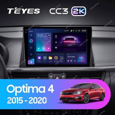 Штатная магнитола Teyes CC3 2K 6/128 Kia Optima 4 JF (2015-2020) Тип-A