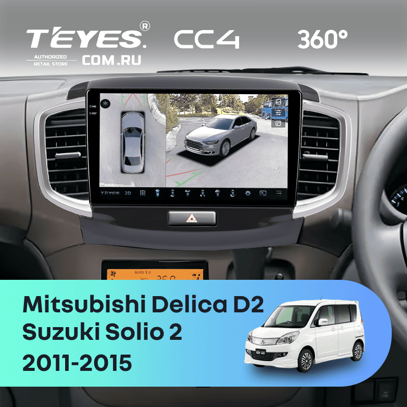 Штатная магнитола Teyes CC4 360 6/64 Suzuki Solio 2 (2011-2015)