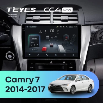Штатная магнитола Teyes CC4 Pro 8/128 Toyota Camry 7 XV 50 55 (2014-2017) F4
