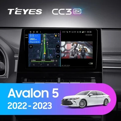 Штатная магнитола Teyes CC3 2K 360 6/128 Toyota Avalon V XX50 (2022-2023)