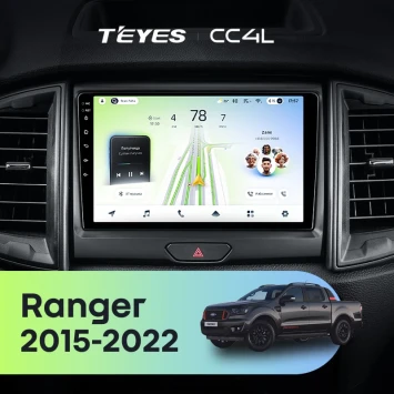 Штатная магнитола Teyes CC4L 4/64 Ford Ranger P703 (2015-2022) Тип-A