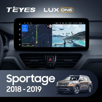 Штатная магнитола Teyes LUX ONE 6/128 Kia Sportage (2018-2019) Тип-B