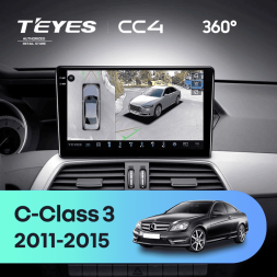 Штатная магнитола Teyes CC4 360 6/64 Mercedes-Benz C-Class W204 C204 S204 (2011-2015)